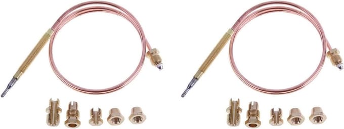 Thermokoppel Vervanging - Gas Sensor - Terrasverwarmer Reparatie - Universele Pasvorm - 90 cm - Goud