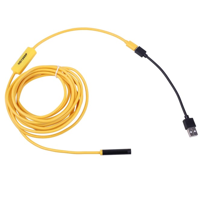 Caméra vidéo endoscopio sans fil 8mm IP68 WiFi étanche 2.0MP 5M noir