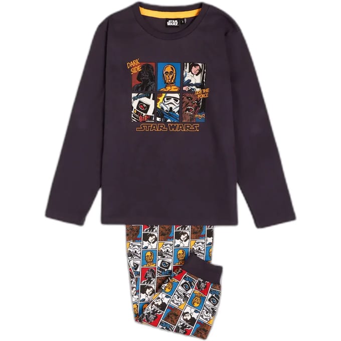 Pyjama met lange mouwen voor kinderen Star Wars Characters
