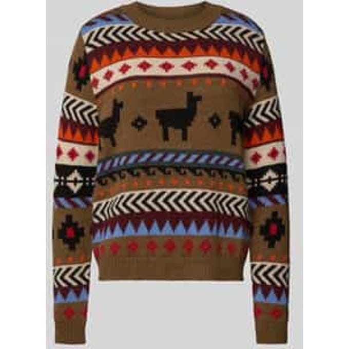 Regular fit pullover met wol, model 'QUIRITE'