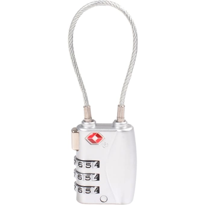 Hangslot Pavo met cijferslot en kabel TSA