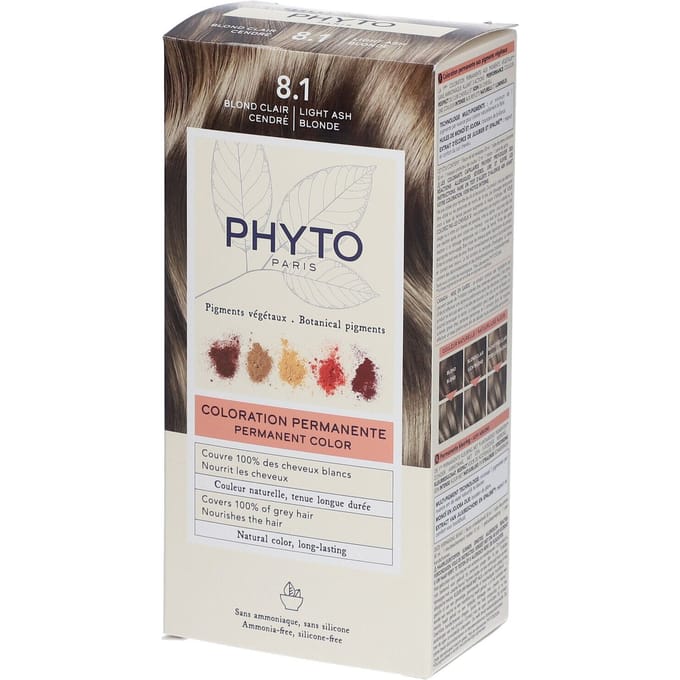 Phyto Phytocolor 8.1 Light Ash Blonde 1 Set