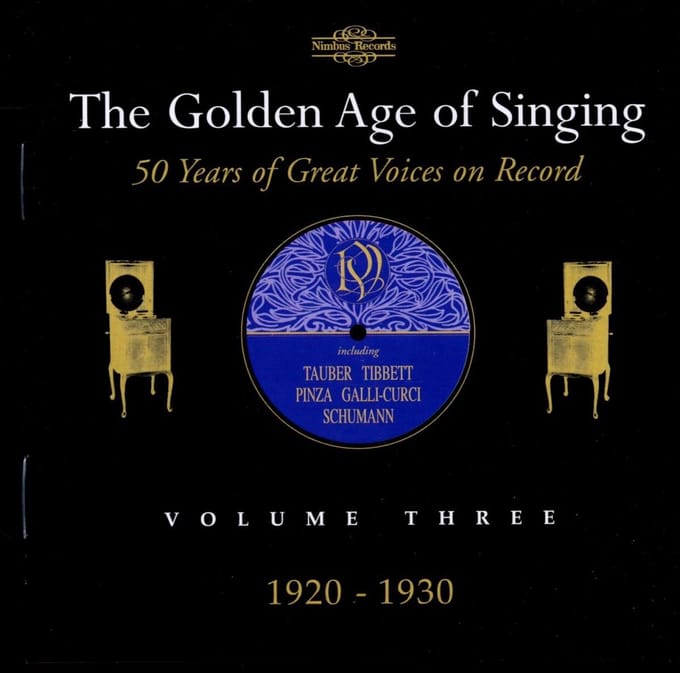 Various Artists - The Golden Age Of Singing Volume 3, 1920-1930 (2 CD)