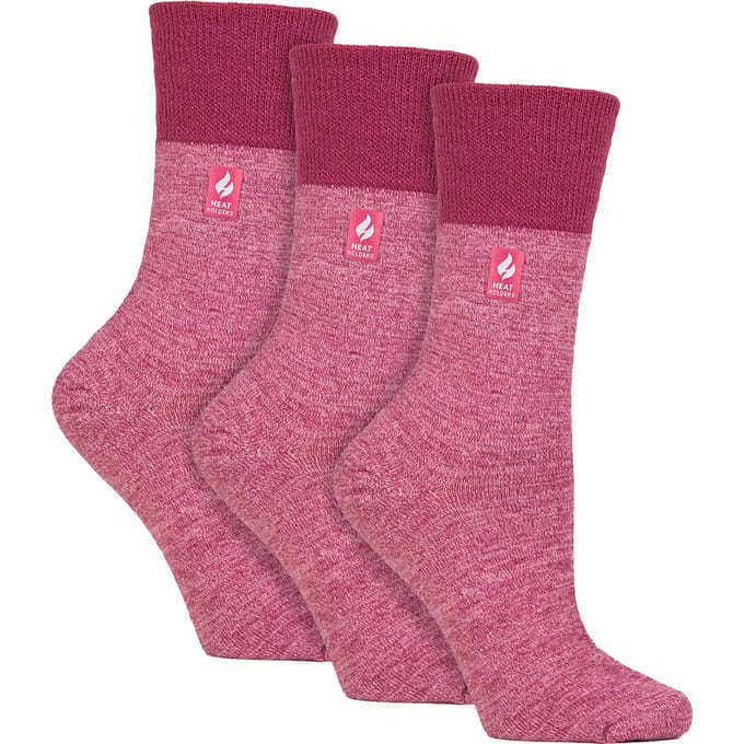 3-Pack Dames Thermosokken Warme Winter Crew Sokken met Geborstelde Binnenkant