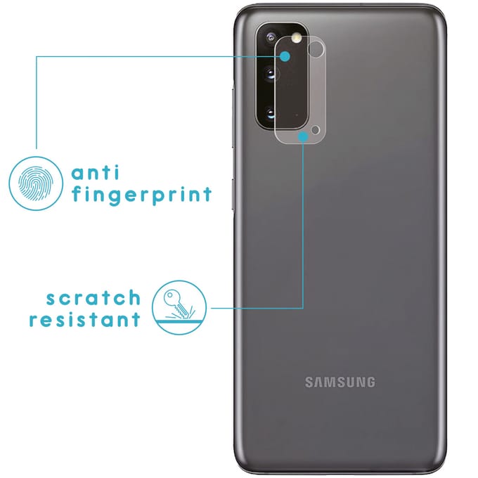 imoshion Camera Lens Protector - Geschikt voor Samsung Galaxy S20 - 2 Pack
