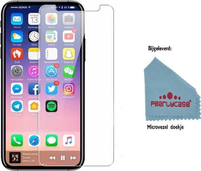 Geschikt voor iPhone XR Screenprotector - iPhone XR Screen Protector Bescherm Glas