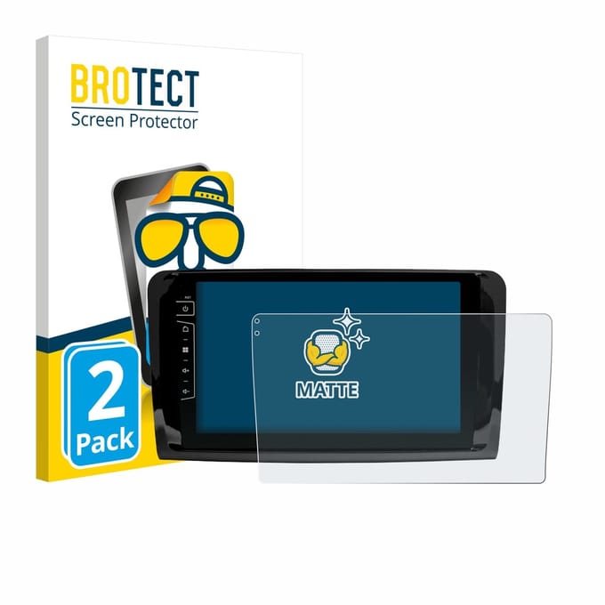 BROTECT - Screenprotector voor Dynavin D9-DF432 9" - Folie Beschermfolie matte 2 Stuks