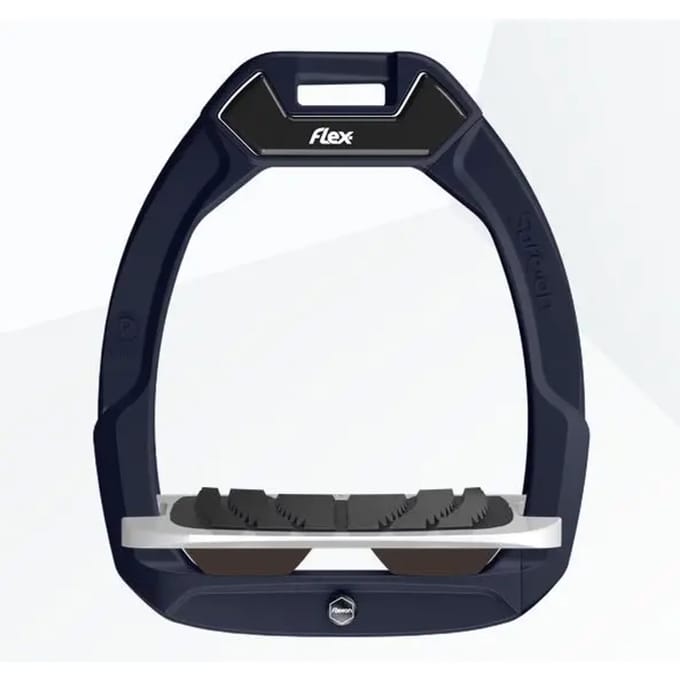 Veiligheidsstijgbeugels Ruiter Incliné Grip Groen/Grijs/Bruin Flex-On Safe-On