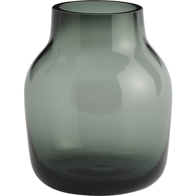 Muuto Silent vaas - donkergroen - S