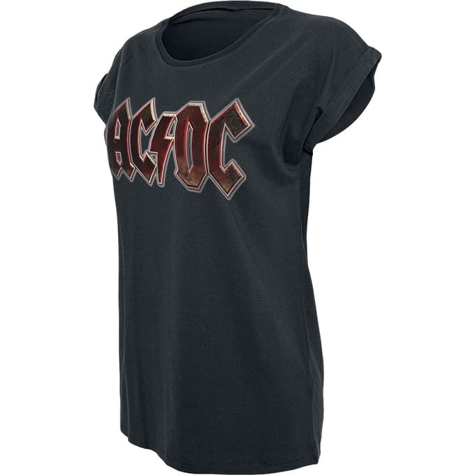 AC/DC Voltage Logo Dames T-shirt - zwart - L