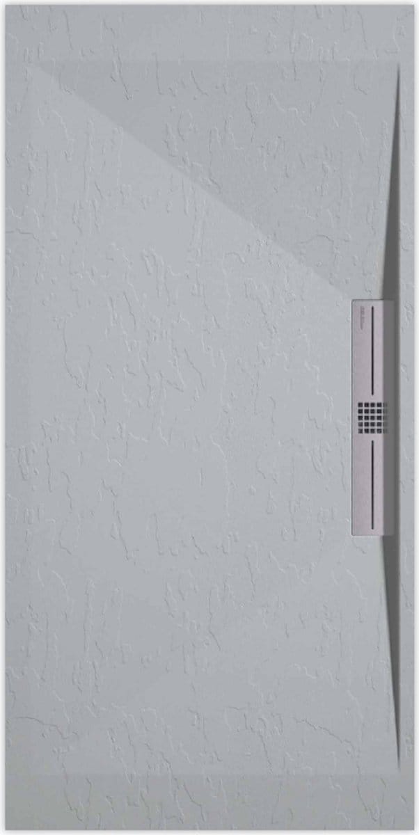 Sanifun douchebak Stone Side Gray 7035 Slate 1300 x 700 S