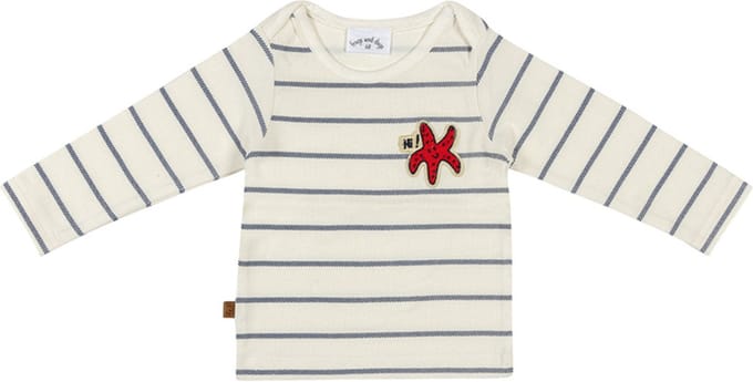 Frogs and Dogs-Pirate Shirt Stripes-Off White - Maat 86