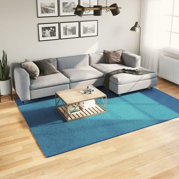 vidaXL - Vloerkleed - OVIEDO - laagpolig - 200x280 - cm - turquoise