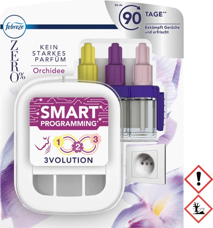 Febreze Starterset 3volution Apparaat + navulling ORCHIDEE Zero % 20ml
