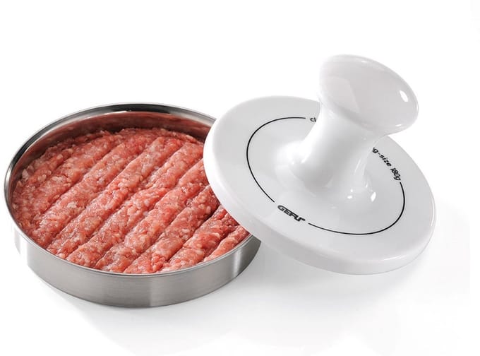 GEFU SPARK Hamburgerpers - Porselein - Ø 13 cm