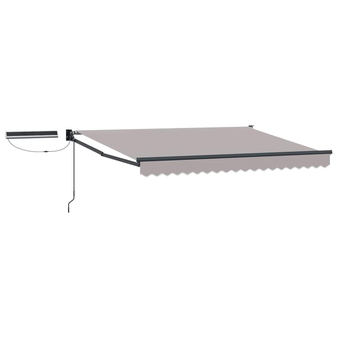 vidaXL - Elektrisch - Uitschuifbare - Zonneluifel - 3 - x - 2,5 - m