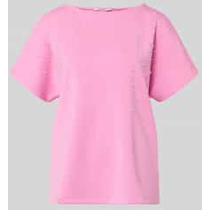 T-shirt met ronde hals en Parels