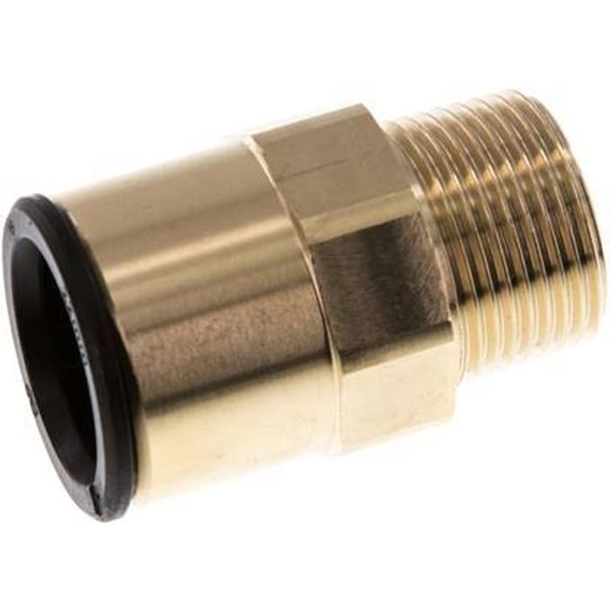 22mm x R3/4'' Messing/POM Insteekfitting Buitendraad NBR