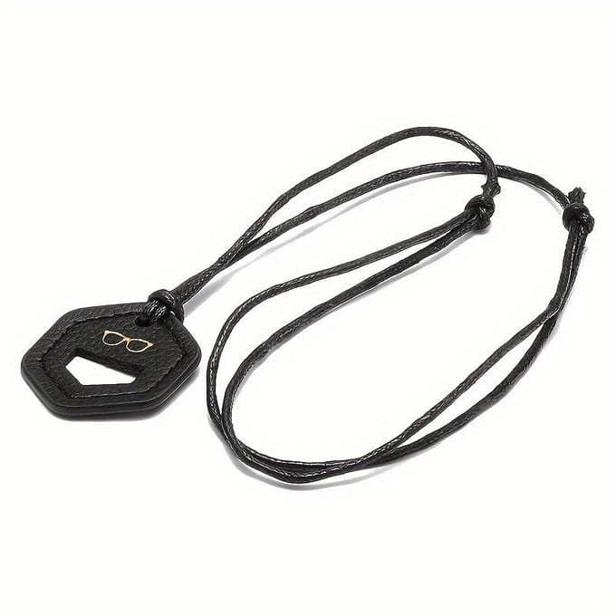 Mode Portable Suspendu au Cou Cordon de Suspension pour Lunettes Rangement Lunettes de Catastrophe Marine Monture de Lunettes gray