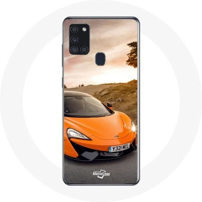 Coque - McLaren - Galaxy A21S - Orange - Formule 1 - Souple orange