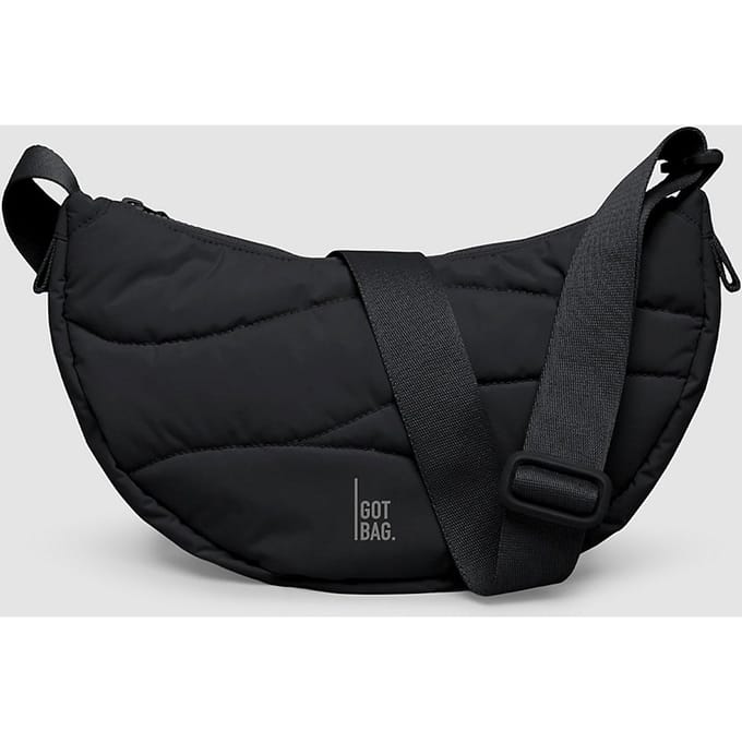 GOT BAG Wavy Puffer Moon Bag Crossbody - Schoudertas - Uniseks - Gerecycled Nylon
