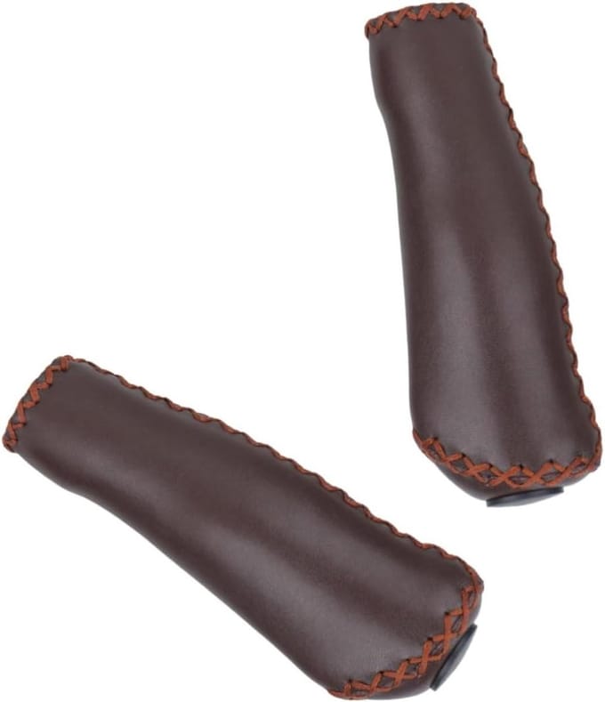 Fiets Handvatten - Stuur Grips - Comfortabel Fietsen - Ergonomisch Ontwerp - 15 cm - Bruin