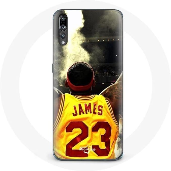 Coque - Huawei - P20 - Lebron James - Noir - Souple - Sportif