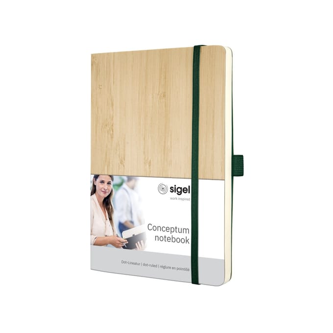 Sigel notitieboek Conceptum Nature Edition Bamboo A5 softcover 194 pagina's 80 grams