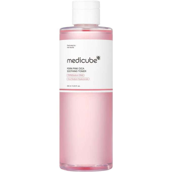 Medicube PDRN Pink Cica Tonique Apaisant Soin de la Barrière & Solution Calmant 250ml