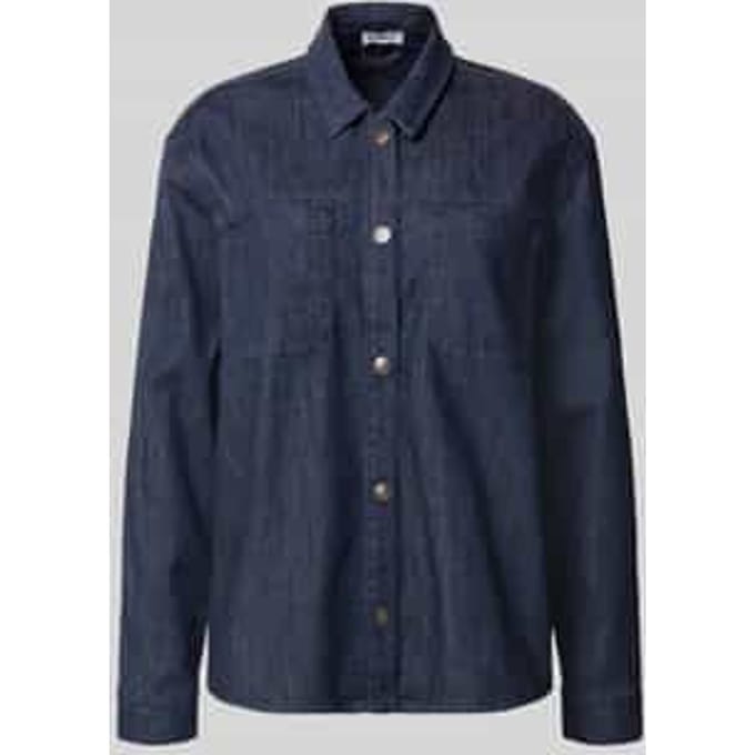 Overhemdblouse met knoopsluiting