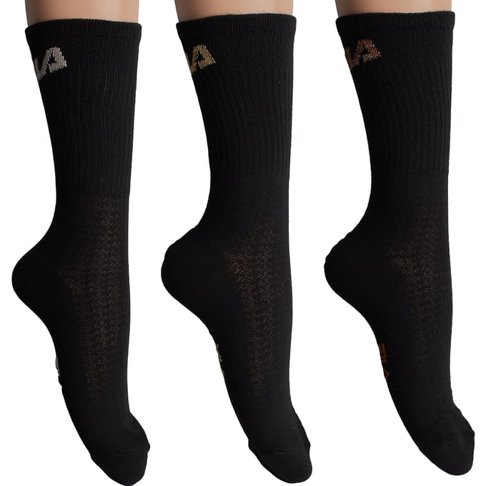 Pack-3 Lange Katoenen Sokken F3267 voor Dames