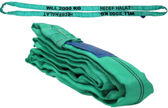 Ronde Hefband 2 Ton 6 Meter Enkele Mantel Textiel