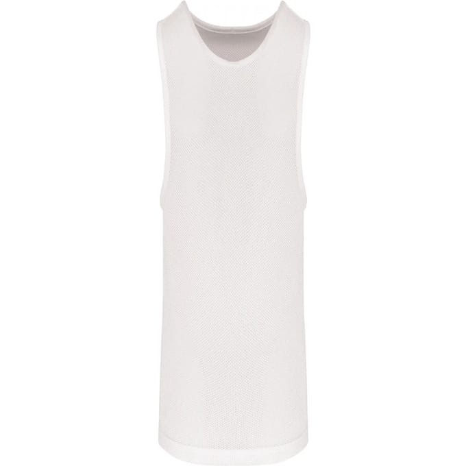 Overgooier Kind 10/14 years (10/14 ans) Proact White 100% Polyester
