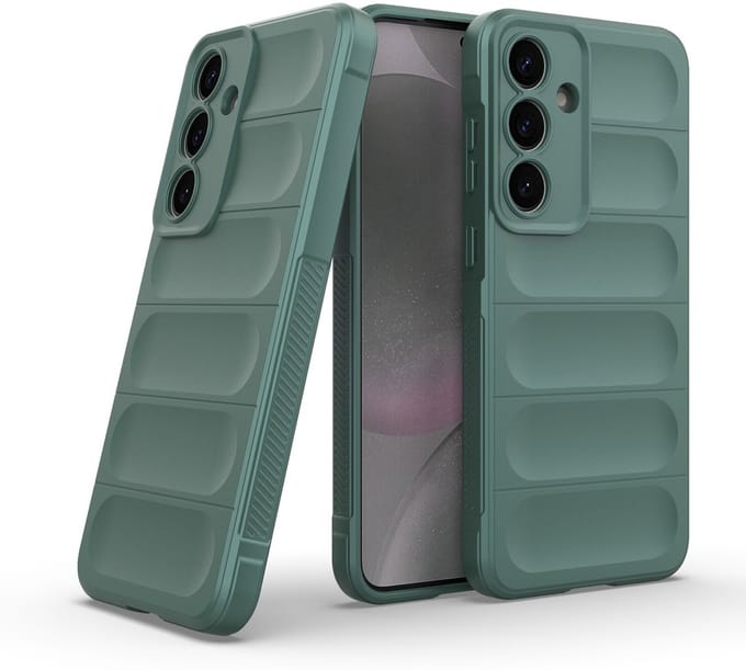 Solidenz AeroGrip geschikt voor Samsung Galaxy S25 Plus hoesje - Groen