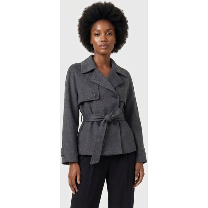 ALTER EGO Vesper Wool Jacket D. Grey Melange Taglia: M | Trench Outlet | Donna | Grigio