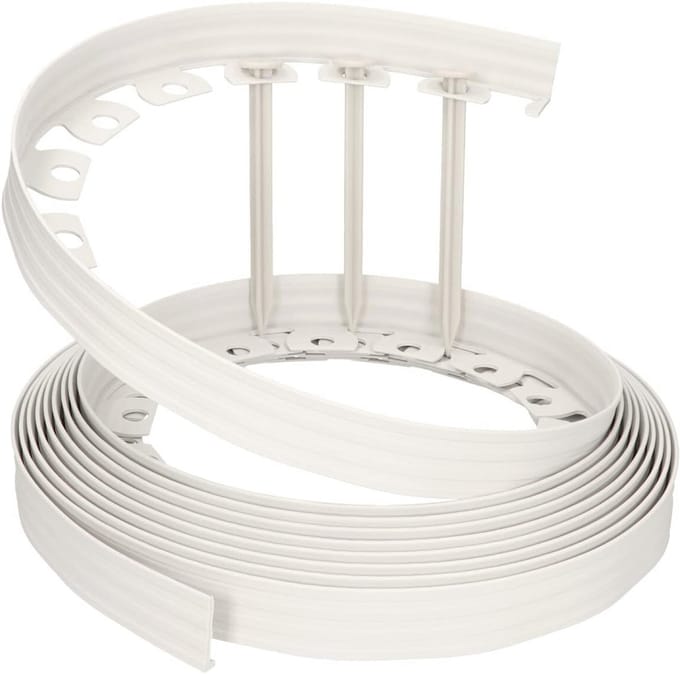 Flexibele kunststof gazonrand 10 meter - Ideaal voor tuinindeling