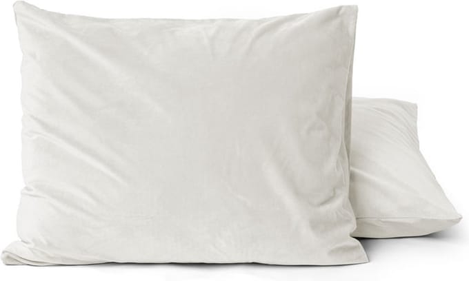 Zavelo Velvet Kussenslopen Creme (2-stuks)