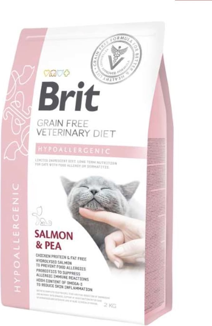 Brit Veterinary Diet Cat - Grain free - Hypoallergenic - 2 kg