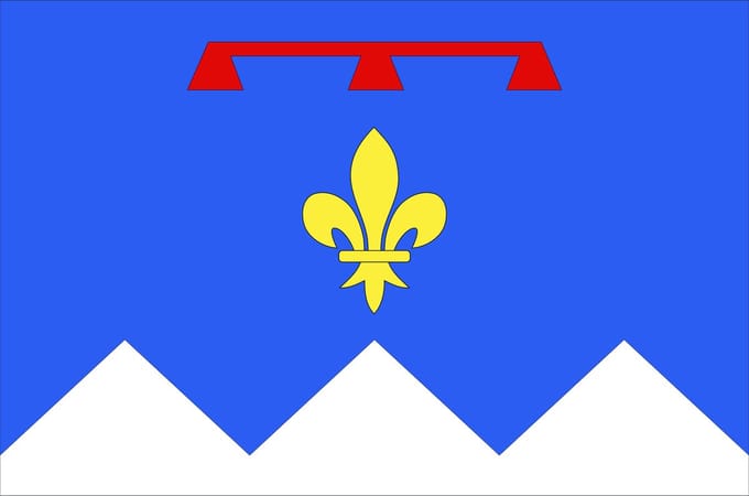 Vlag Alpes-de-Haute-Provence 150x225cm