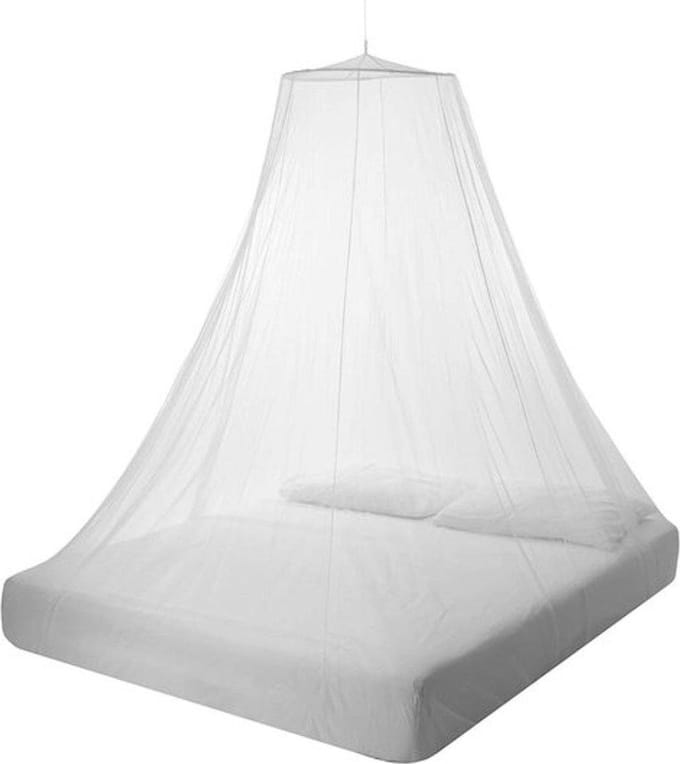 MaxxHome Muggennet Muskietennet - klamboe – 1 en 2 Persoons Bed - Max. 2 Meter Breed - Wit