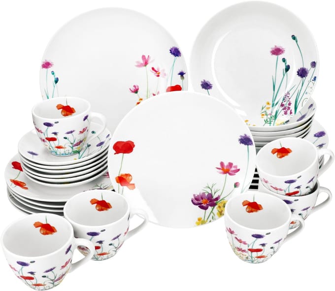 MamboCat 30-delig MARIE combinatieservies voor 6 personen