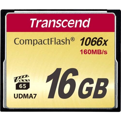 Transcend Compact Flash 1000x - 16GB: Compact Flash 1000x - 16GB