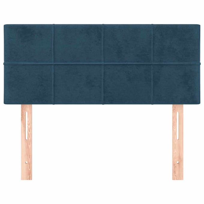 vidaXL - Hoofdbord - 80x5x78/88 - cm - fluweel - donkerblauw