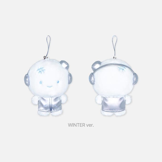 [Précommande] aespa - Porte-clés Poupée Fanlight (version ARGENT) WINTER white