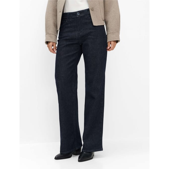 Brax Dames Jeans  Style MAINE CLEAN RAW BLUE, denim donkerblauw, maat 32