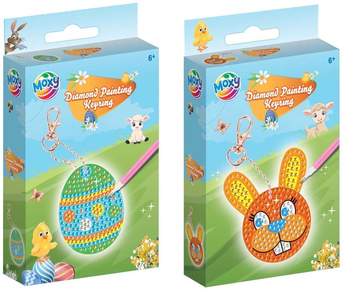 Creative Craft Group diamond painting sleutelhanger knutselset Pasen.