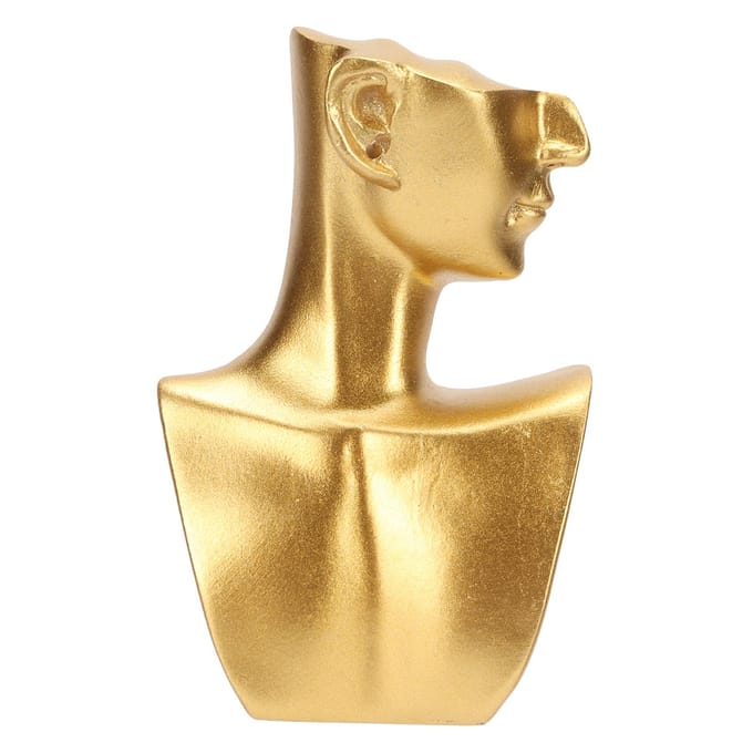 Portret Model Sieraden Display Standaard Multifunctioneel Klein Hars Sieraden Ketting Standaard voor Sieraden beige