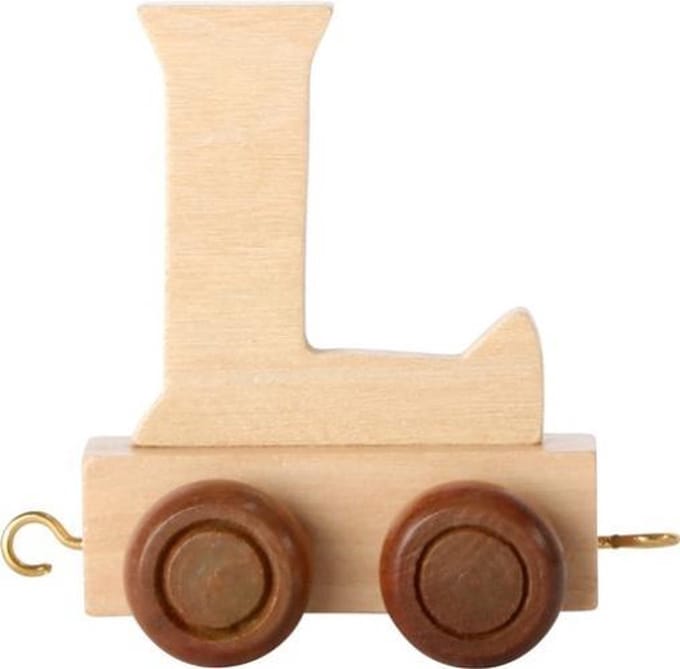 Small Foot - Wooden Letter Train - L - 12 pieces