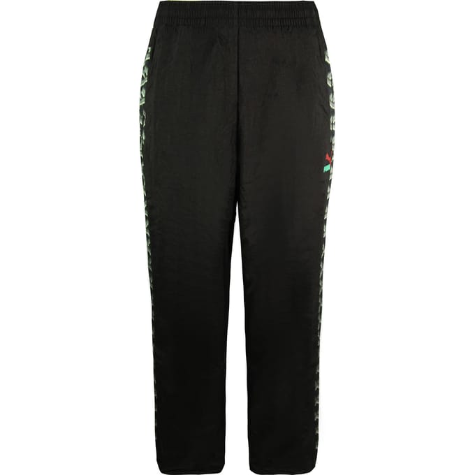 Puma Alife AOP All Over Print Track Broek Zwart Nylon Heren Broek 568729 01