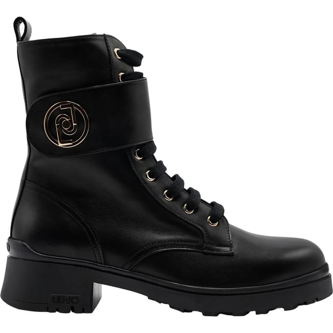 Liu Jo New Nancy 37 Veterboots - Laarzen Met Veters - Dames - Zwart - Maat 37